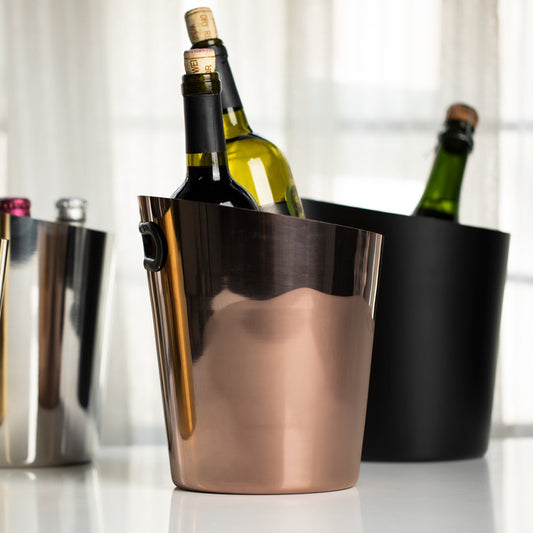 Cubo enfriador de vino en acero inoxidable - TotalVinum