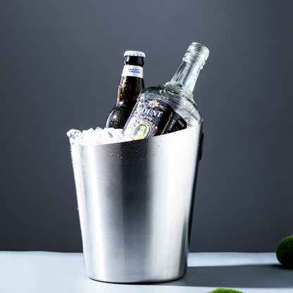 Cubo enfriador de vino en acero inoxidable - TotalVinum