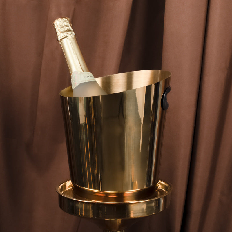 Cubo enfriador de vino en acero inoxidable - TotalVinum
